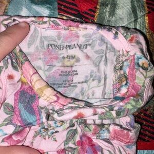 Posh Peanut Pink Floral Infant Outfit